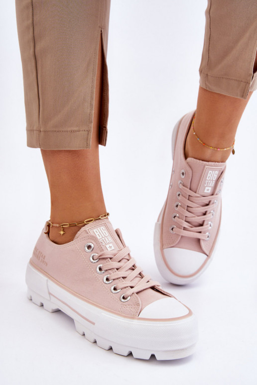 zapatos casual con plataforma Big Star LL274151 Nude