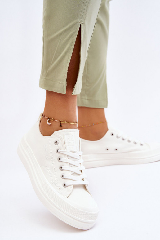 Zapatillas con cordones Big Star LL274968 color blanco
