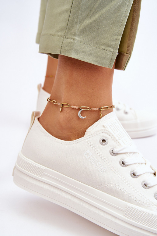 Zapatillas con cordones Big Star LL274968 color blanco