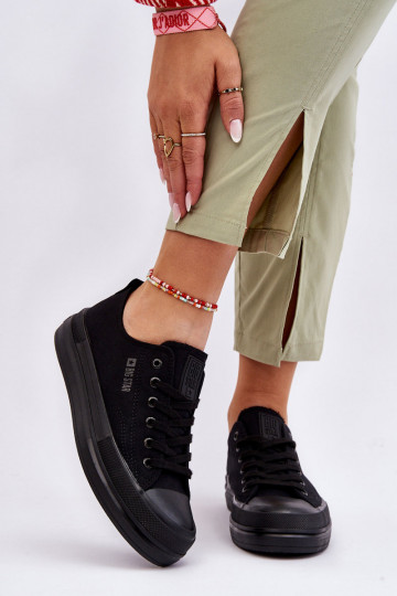 Zapatillas con cordones Big Star LL274967 color negro