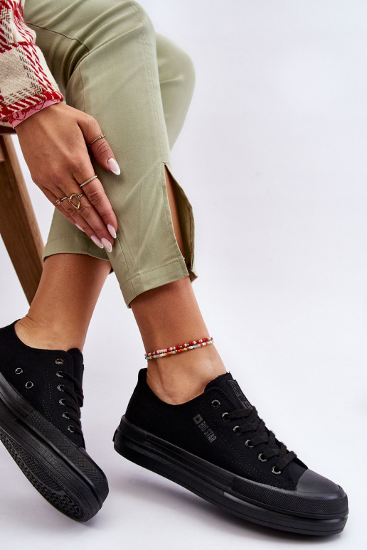 Zapatillas con cordones Big Star LL274967 color negro