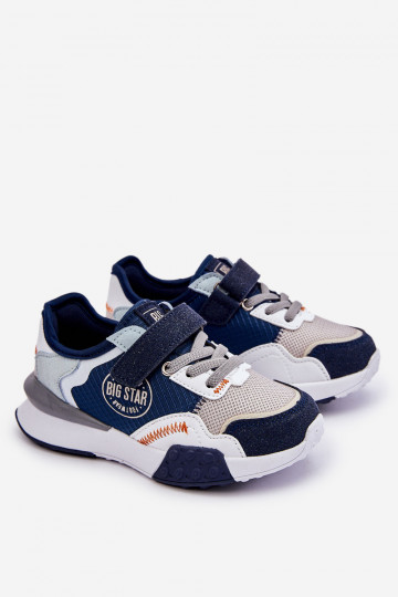 Zapatillas Infantiles modelo zapatos Memory Foam System Big Star LL374225 azul oscuro