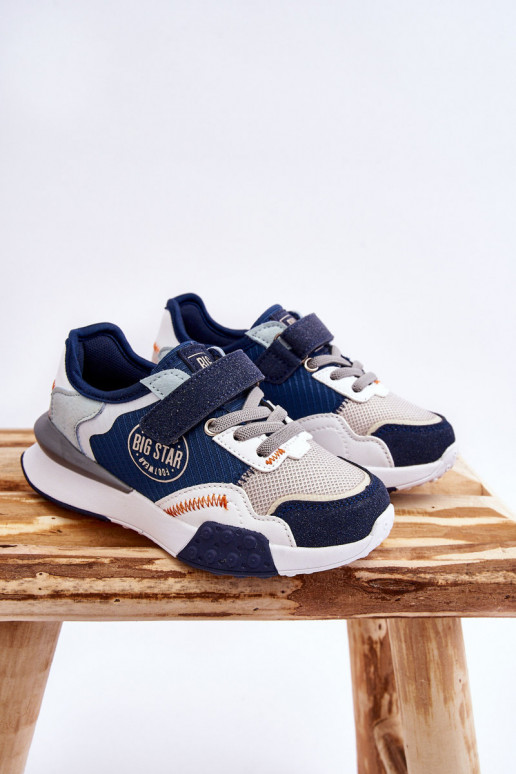Zapatillas Infantiles modelo zapatos Memory Foam System Big Star LL374225 azul oscuro