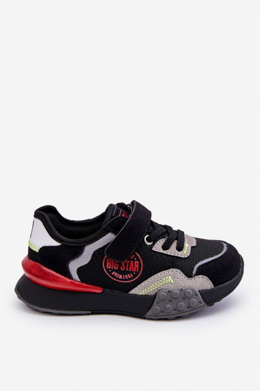 Zapatillas infantiles modelo zapatos Memory Foam System Big Star LL374224 color negro