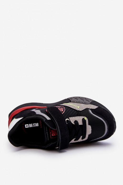 Zapatillas infantiles modelo zapatos Memory Foam System Big Star LL374224 color negro