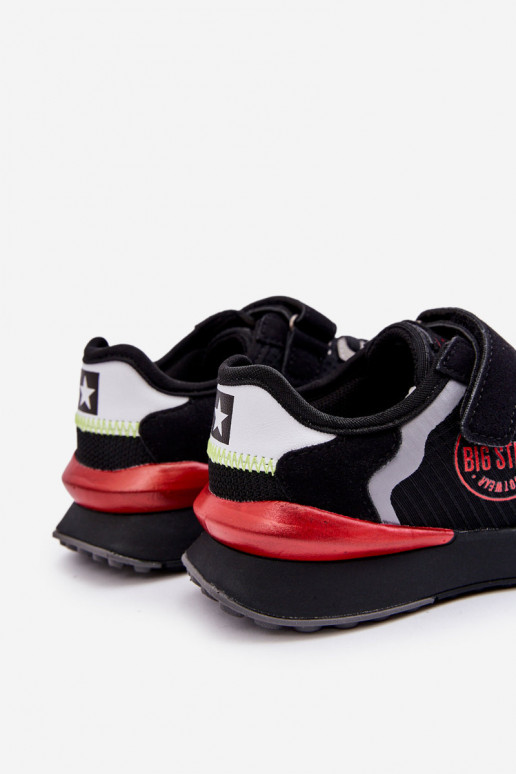 Zapatillas infantiles modelo zapatos Memory Foam System Big Star LL374224 color negro