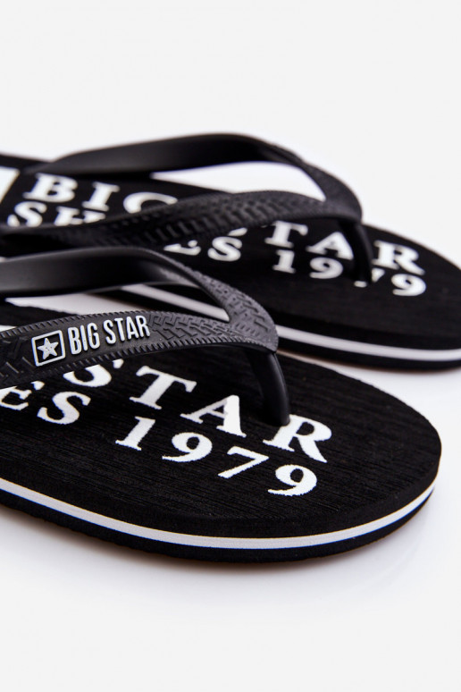 Pantuflas ligeras Big Star LL174444 negro