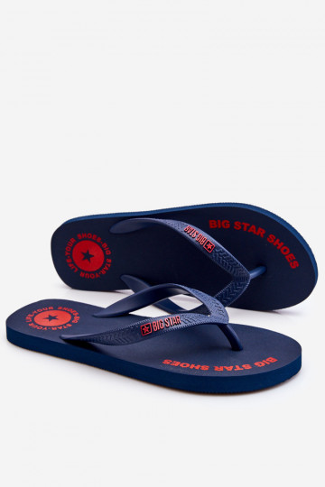 Pantuflas Big Star LL174424 azul oscuro 2