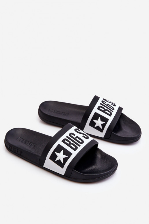 Pantuflas modelo clásico Big Star LL274739 color negro