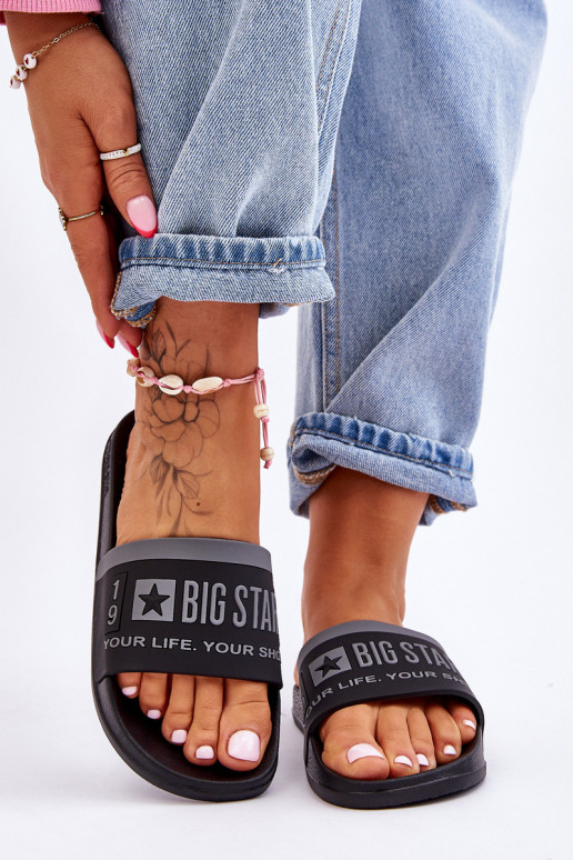 Pantuflas ligeras Big Star LL274732 negro