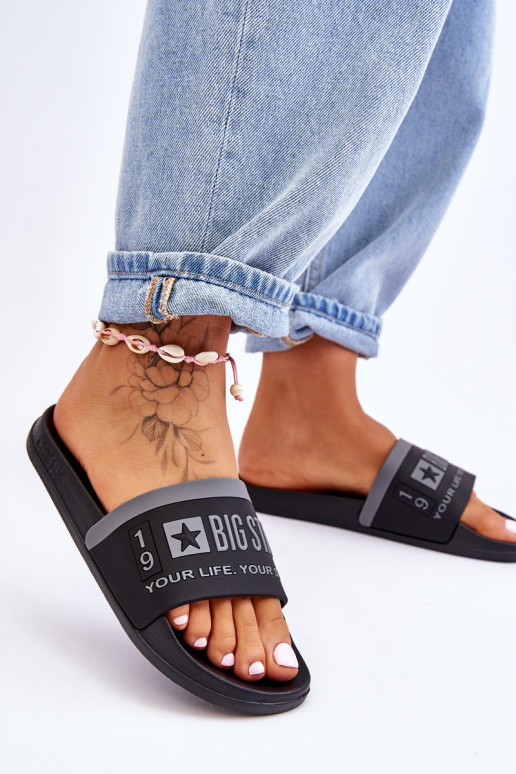 Pantuflas ligeras Big Star LL274732 negro