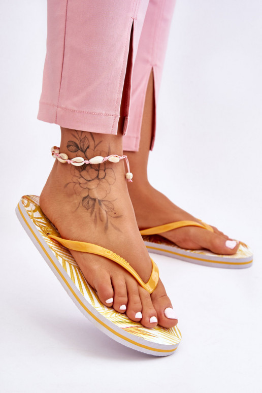 Zapatillas de moda Big Star LL274819 amarillo