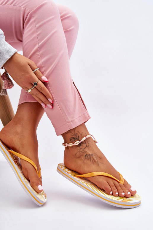 Zapatillas de moda Big Star LL274819 amarillo