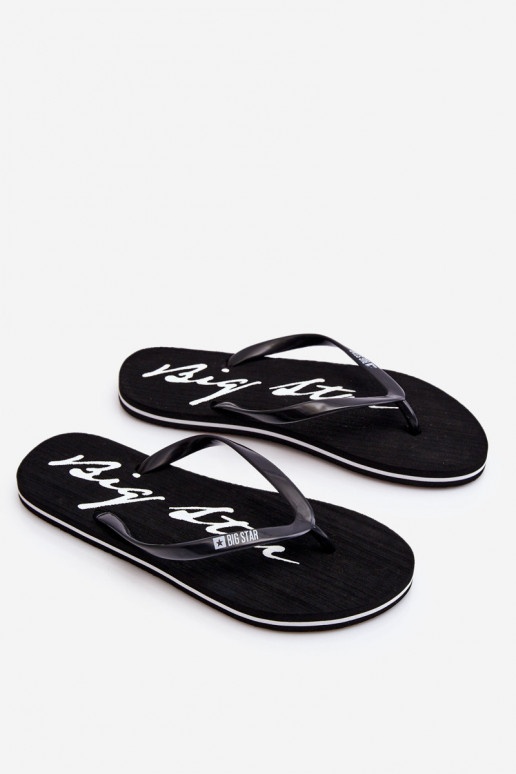 Pantuflas Big Star LL274761 negro