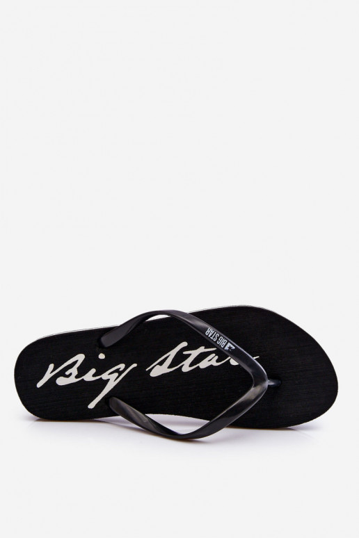 Pantuflas Big Star LL274761 negro