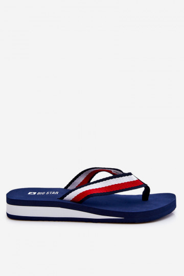 Zapatillas con plataforma Big Star LL274779 azul oscuro