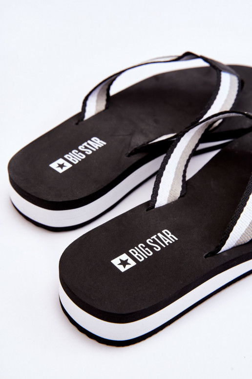 Zapatillas con plataforma Big Star LL274781 color negro