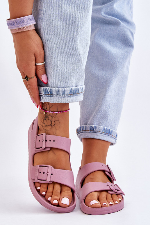 Sandalias ligeras Big Star LL274744 Color morado