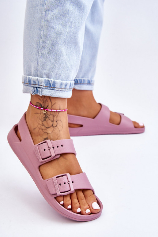 Sandalias ligeras Big Star LL274744 Color morado