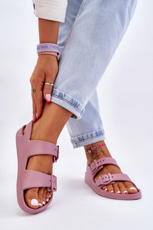 Sandalias ligeras Big Star LL274744 Color morado