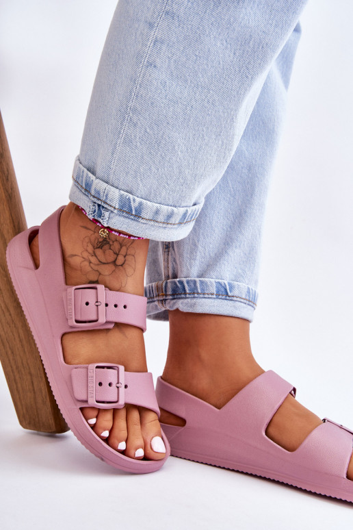 Sandalias ligeras Big Star LL274744 Color morado