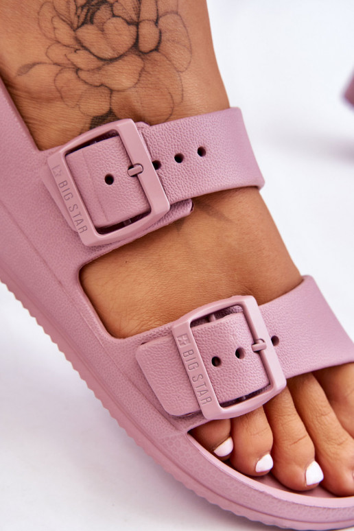 Sandalias ligeras Big Star LL274744 Color morado