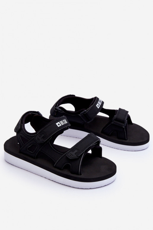 Sandalias estilo deportivo con plataforma Big Star LL274789 color negro