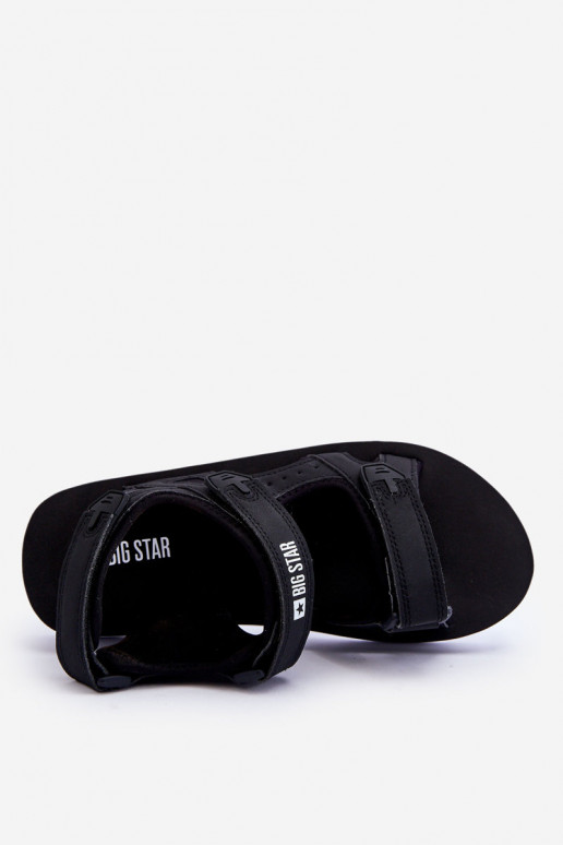 Sandalias estilo deportivo con plataforma Big Star LL274789 color negro