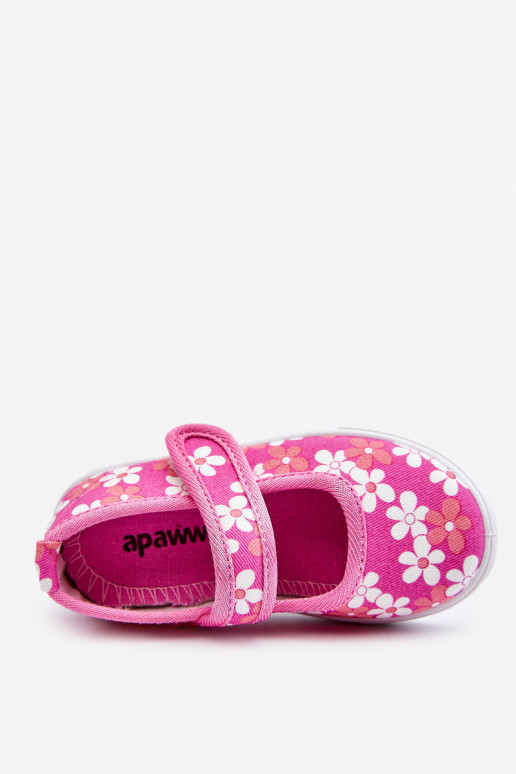 Bailarinas infantiles con estampado de flores en color rosa Noah