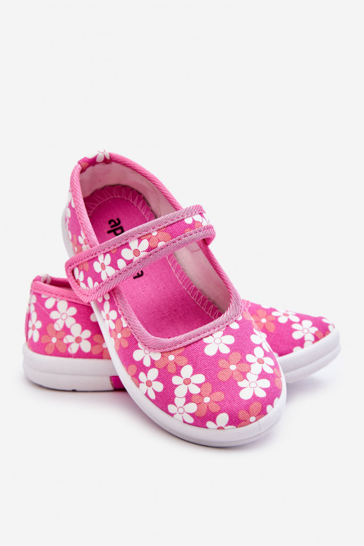 Bailarinas infantiles con estampado de flores en color rosa Noah