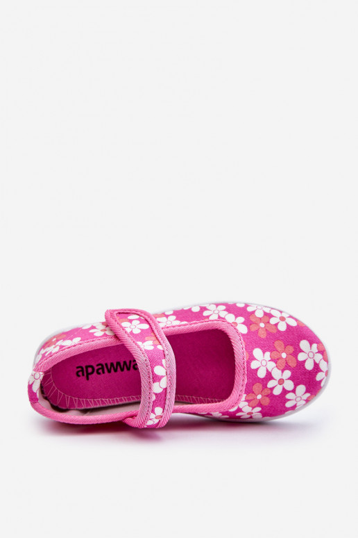 Bailarinas infantiles con estampado de flores en color rosa Noah