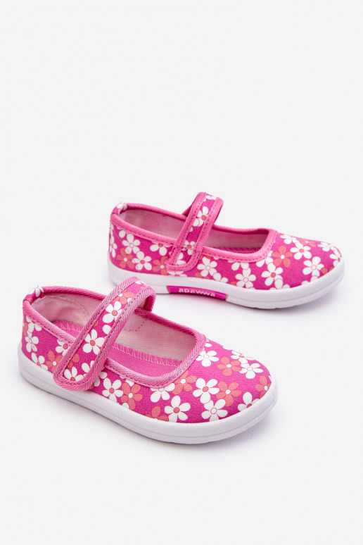Bailarinas infantiles con estampado de flores en color rosa Noah