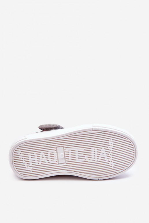 Bailarinas infantiles con estampado floral en color azul-gris Noah