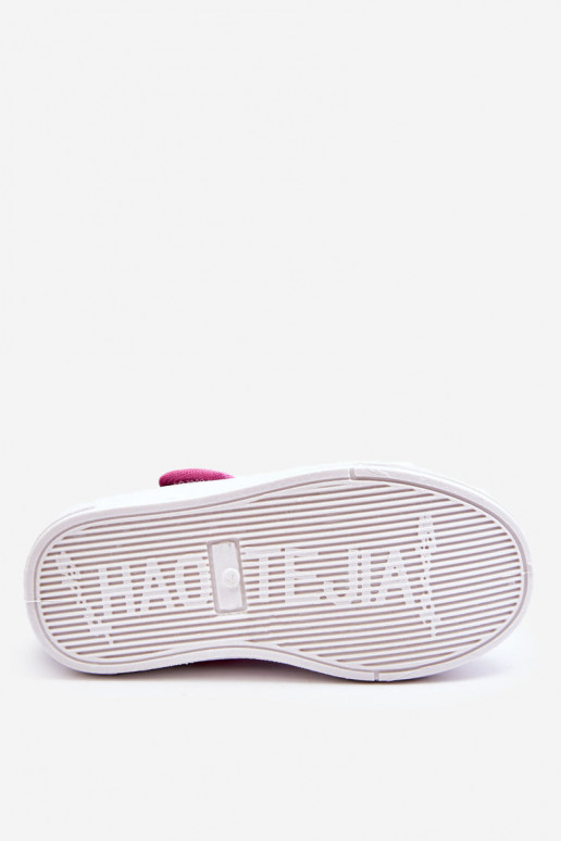 Bailarinas infantiles con cierres adhesivos en color azul-rosa Selah