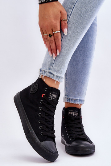 Zapatos de ocio modelo clásico con suela Big Star T274033 color negro 2