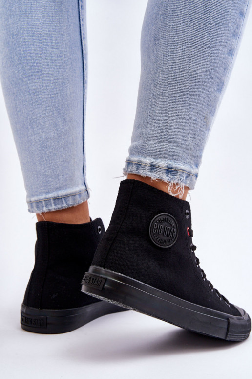 Zapatos de ocio modelo clásico con suela Big Star T274033 color negro