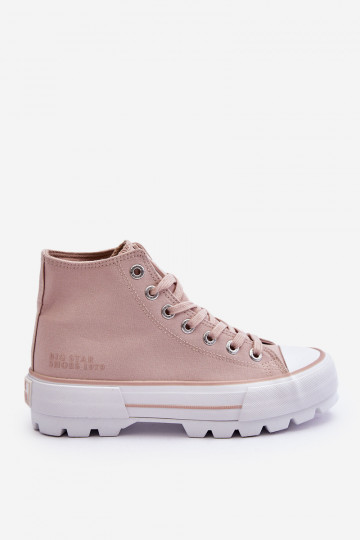 zapatos casual con plataforma Big Star LL274157 Nude