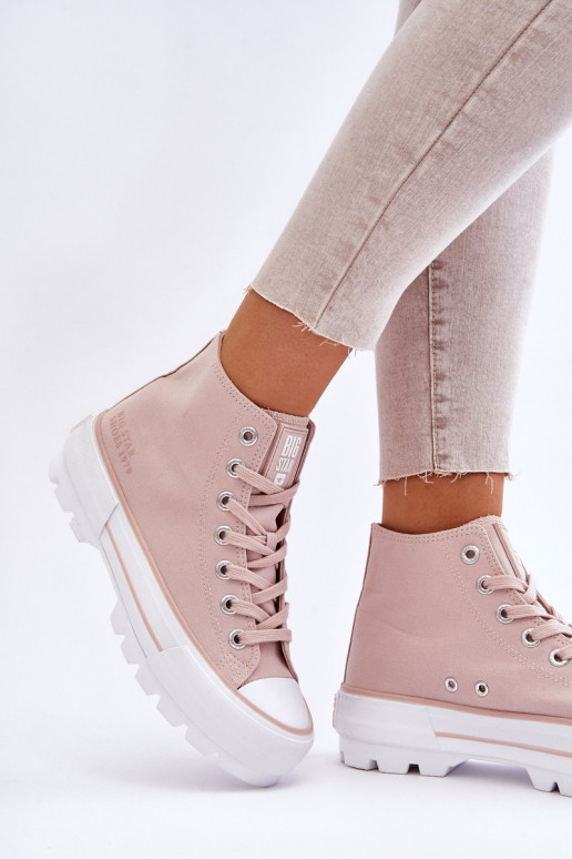 zapatos casual con plataforma Big Star LL274157 Nude