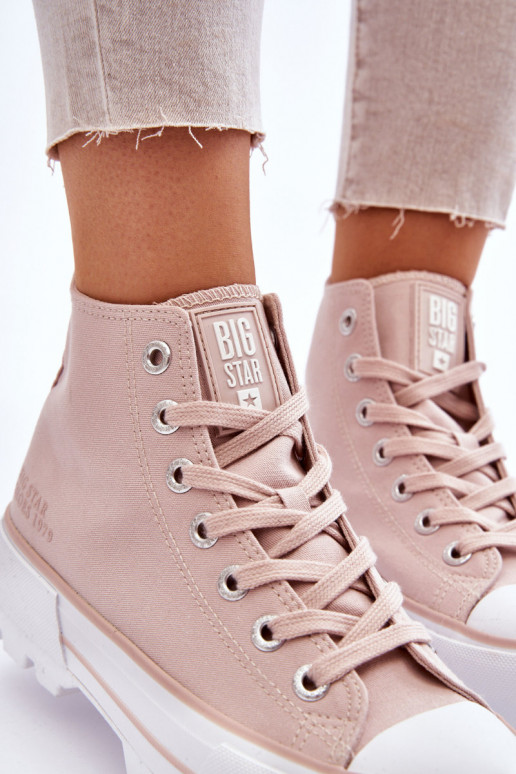 zapatos casual con plataforma Big Star LL274157 Nude