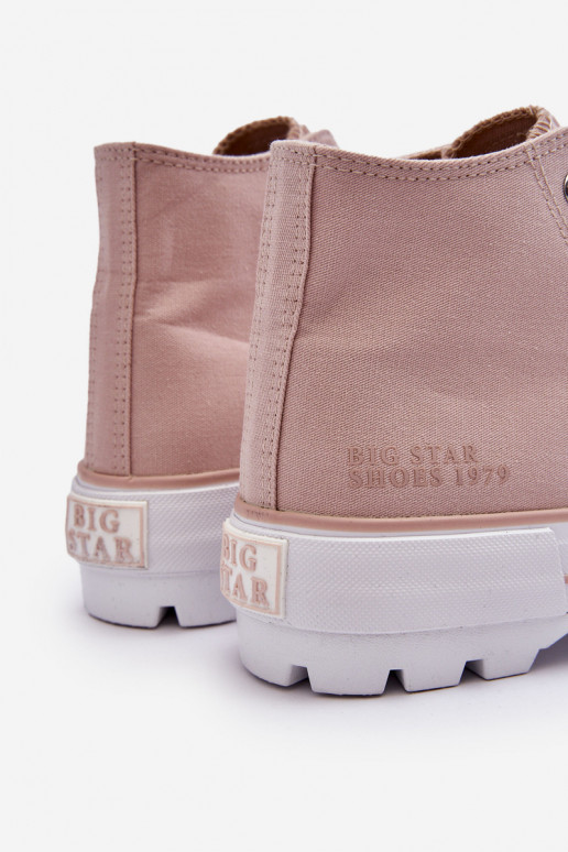 zapatos casual con plataforma Big Star LL274157 Nude