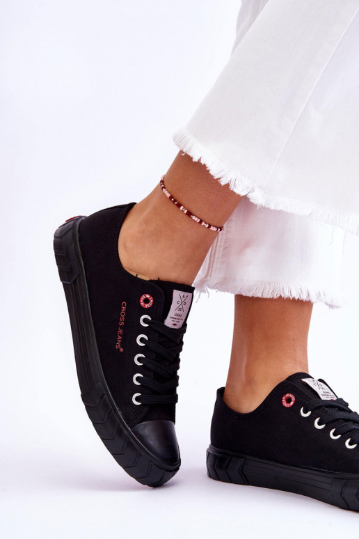 Modelo Clásico Zapatos Mujer Cross Jeans LL2R4051 color negro