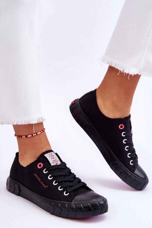 Modelo Clásico Zapatos Mujer Cross Jeans LL2R4051 color negro