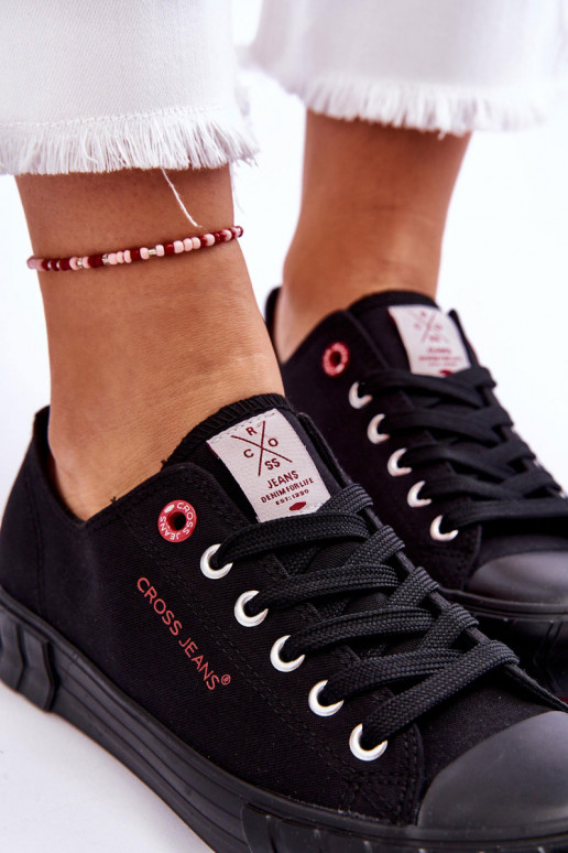 Modelo Clásico Zapatos Mujer Cross Jeans LL2R4051 color negro