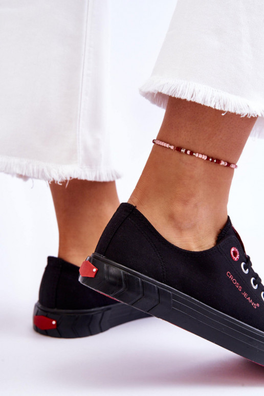 Modelo Clásico Zapatos Mujer Cross Jeans LL2R4051 color negro