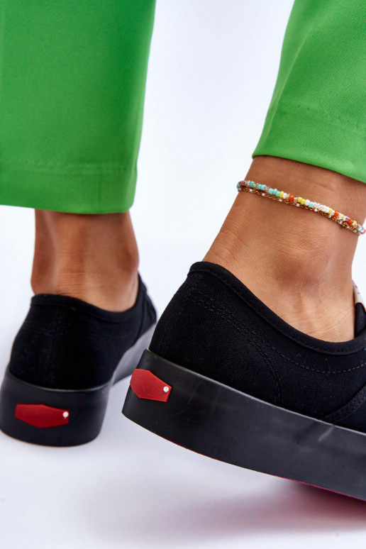 Zapatos de mujer con plataforma Cross Jeans LL2R4039 color negro