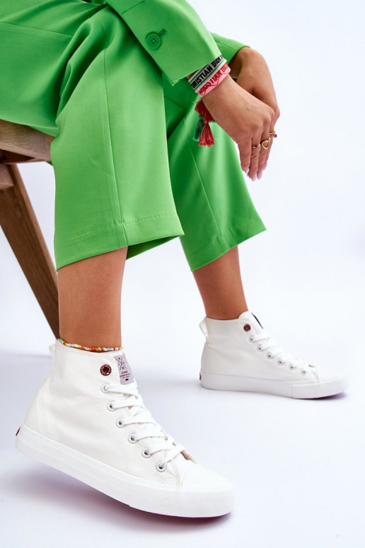 Cross Jeans LL2R4086C Zapatos casual en color blanco con un modelo clásico.