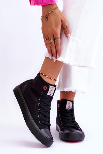 Cross Jeans LL2R4088C Zapatos casual color negro de modelo clásico