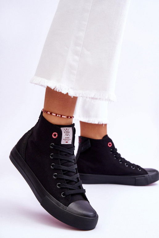 Cross Jeans LL2R4088C Zapatos casual color negro de modelo clásico