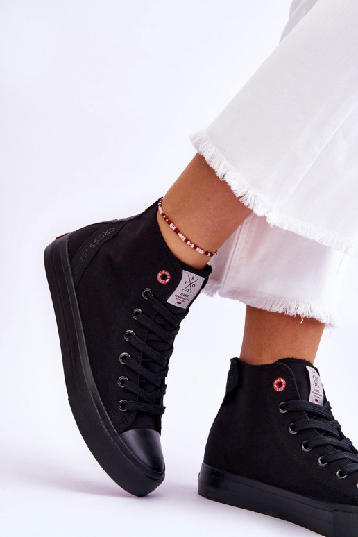 Cross Jeans LL2R4088C Zapatos casual color negro de modelo clásico