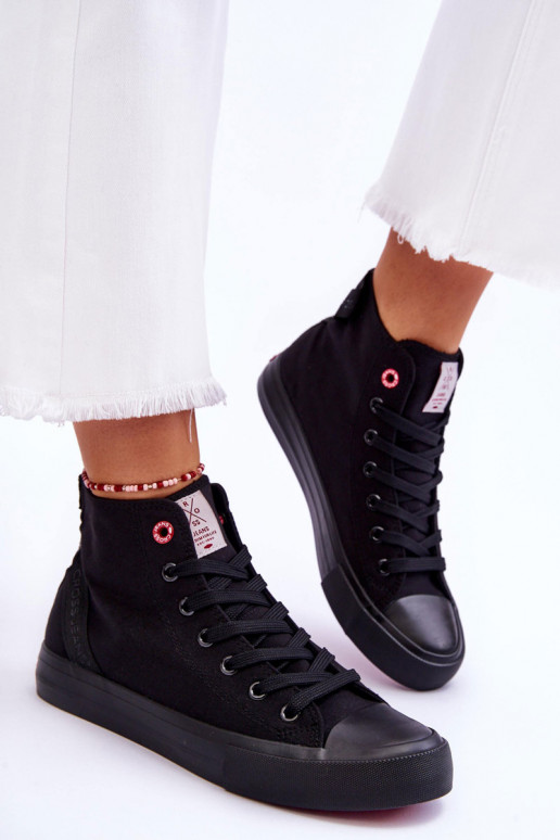 Cross Jeans LL2R4088C Zapatos casual color negro de modelo clásico